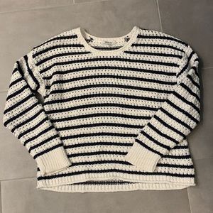 Madewell Austen Pullover Sweater Open Stitch NEW M